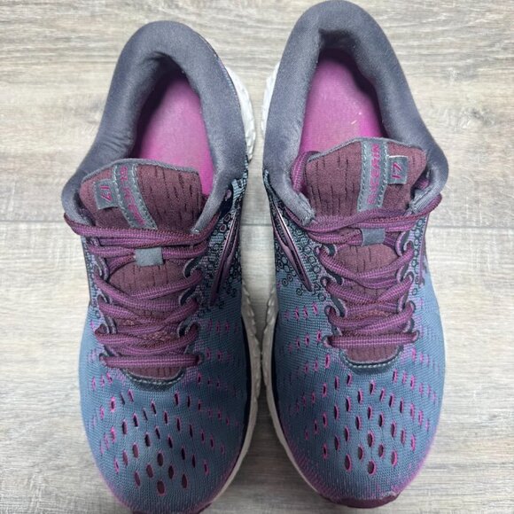 Brooks Glycerin 17 Grey/Purple Athletic Shoes Women's Size 7.5 - Picture 2 of 7